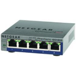 NETGEAR Plus GS105Ev2 - Switch - gestito - 5 x 10/100/1000 - desktop